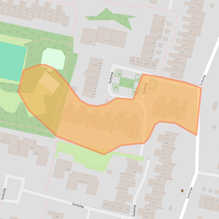 Kaart van postcodegebied 1186XP.