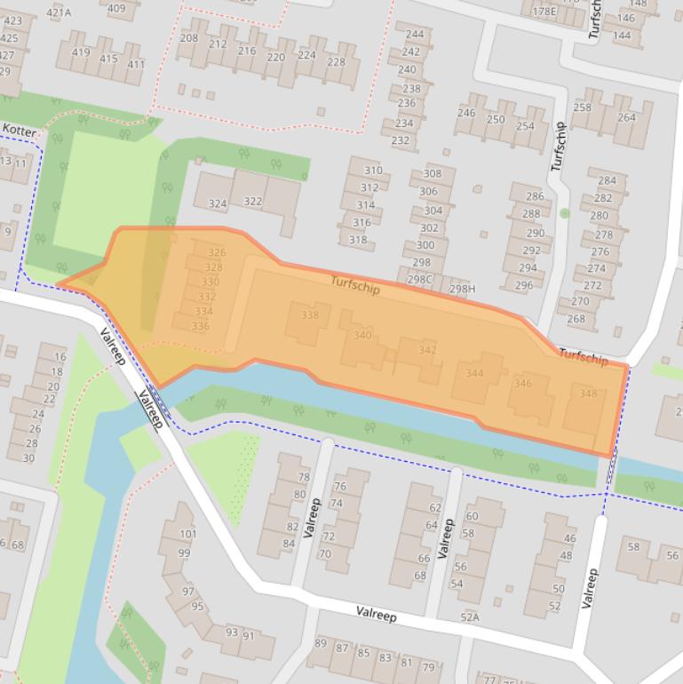 Kaart van postcodegebied 1186XZ.