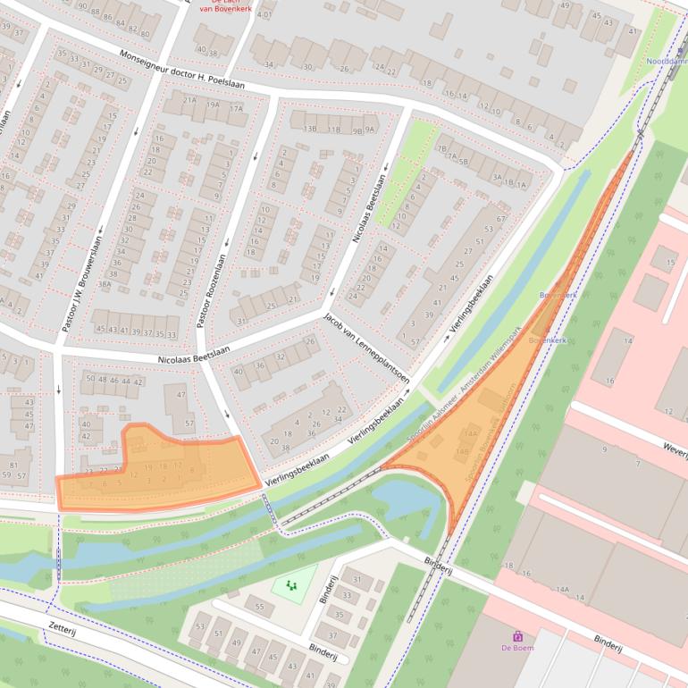 Kaart van postcodegebied 1187AR.