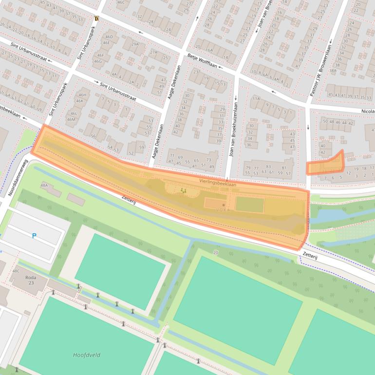Kaart van postcodegebied 1187AS.