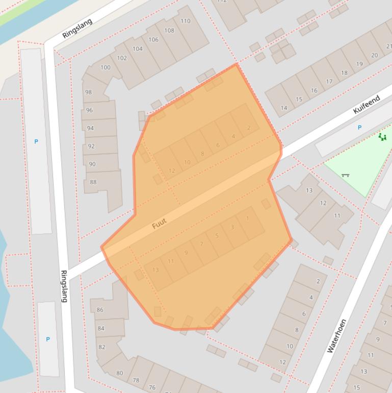 Kaart van postcodegebied 1187BV.