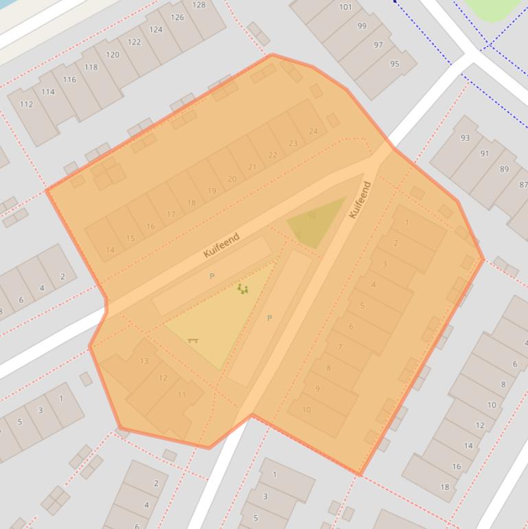 Kaart van postcodegebied 1187BW.