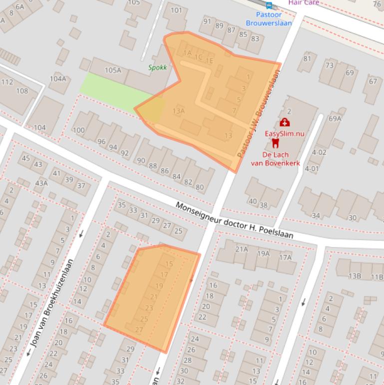 Kaart van postcodegebied 1187CB.