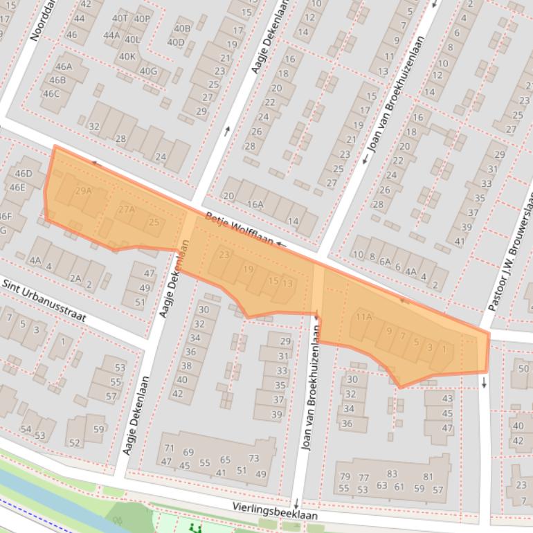 Kaart van postcodegebied 1187CG.