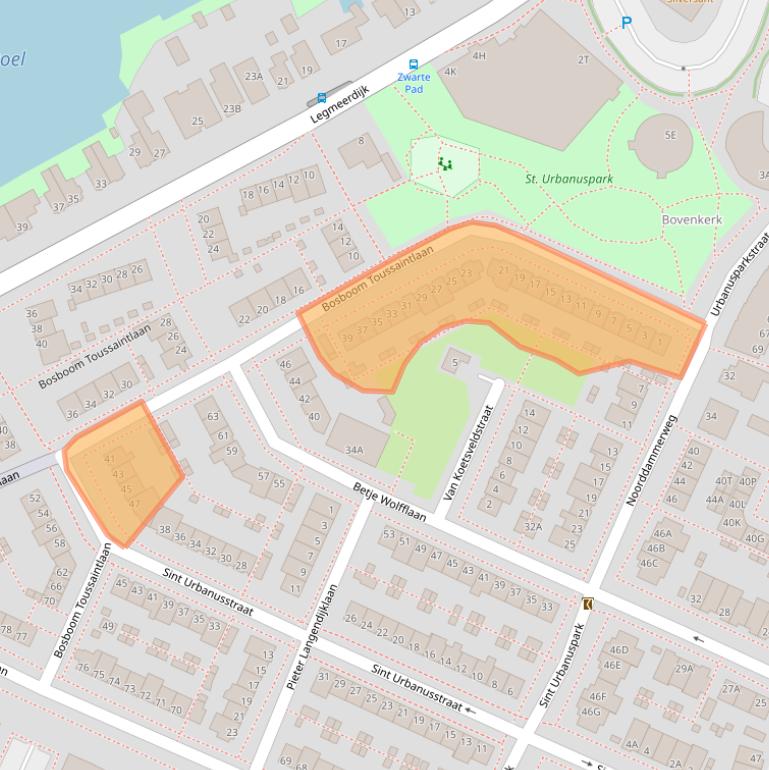 Kaart van postcodegebied 1187CP.