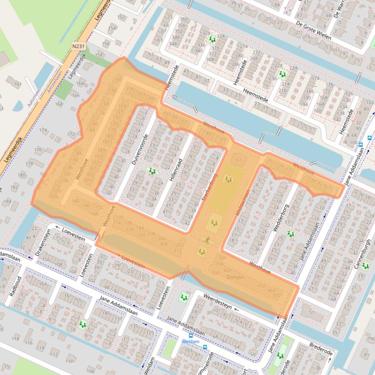 Kaart van postcodegebied 1187DB.