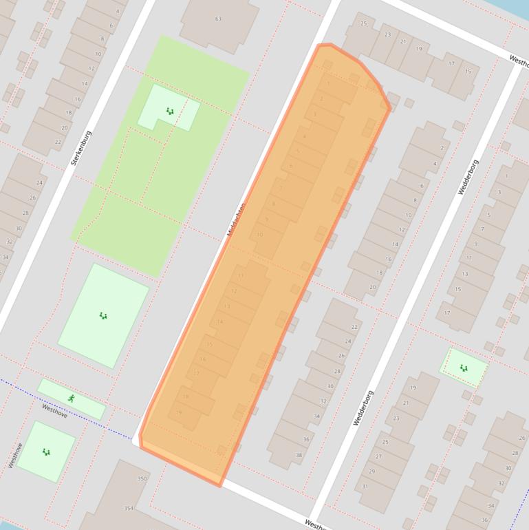 Kaart van postcodegebied 1187DE.