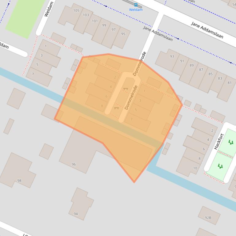 Kaart van postcodegebied 1187DR.