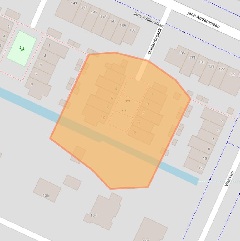 Kaart van postcodegebied 1187DT.