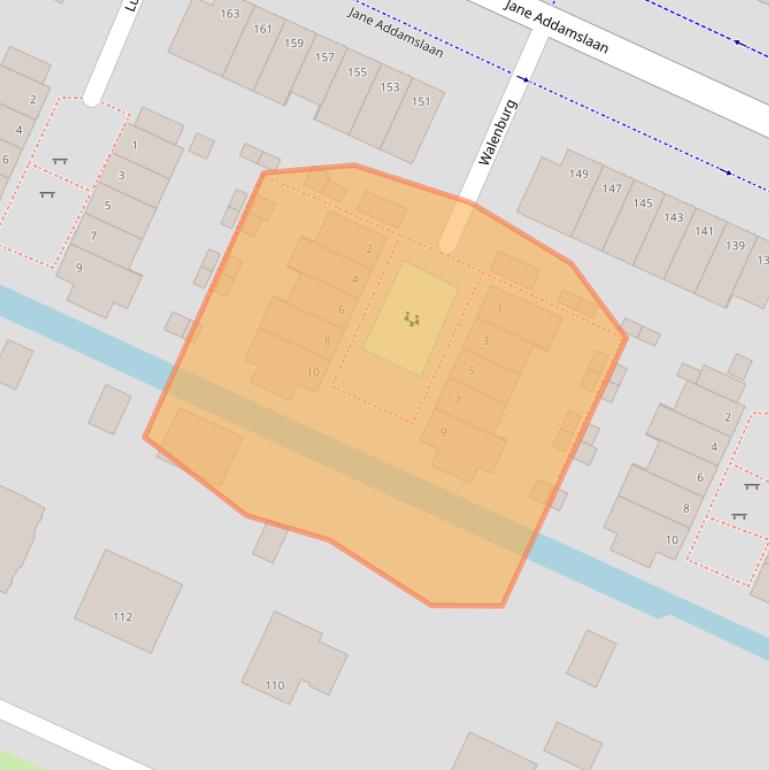Kaart van postcodegebied 1187DV.