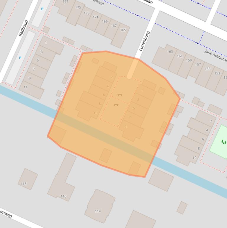 Kaart van postcodegebied 1187DW.