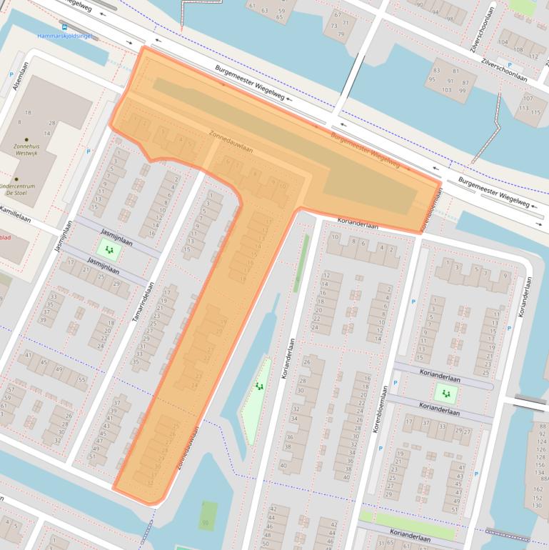 Kaart van postcodegebied 1187EN.