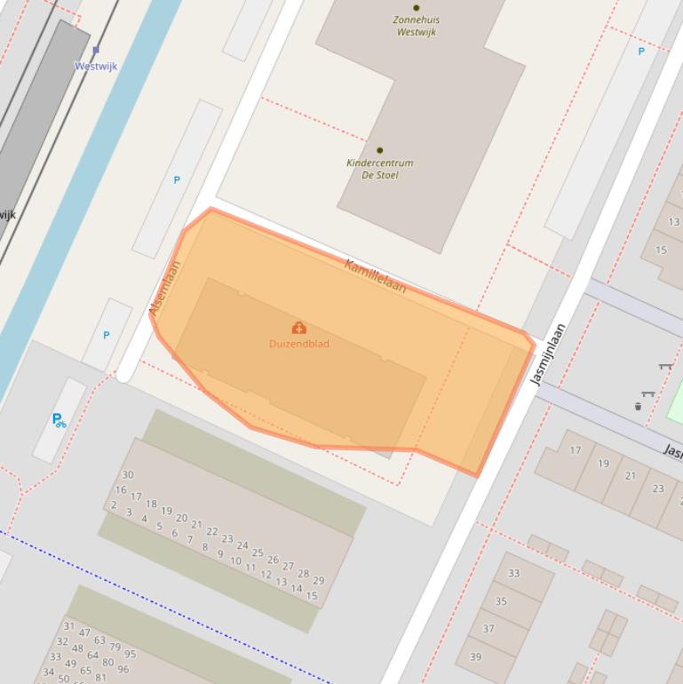 Kaart van postcodegebied 1187ER.