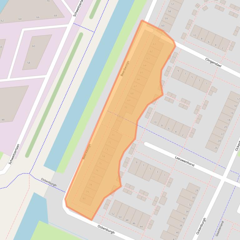 Kaart van postcodegebied 1187GR.