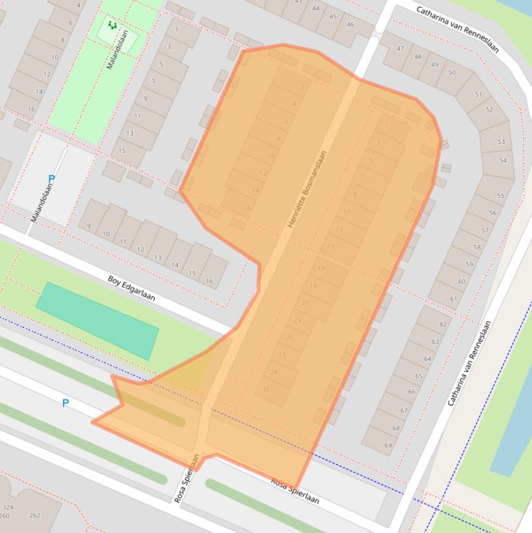 Kaart van postcodegebied 1187HH.