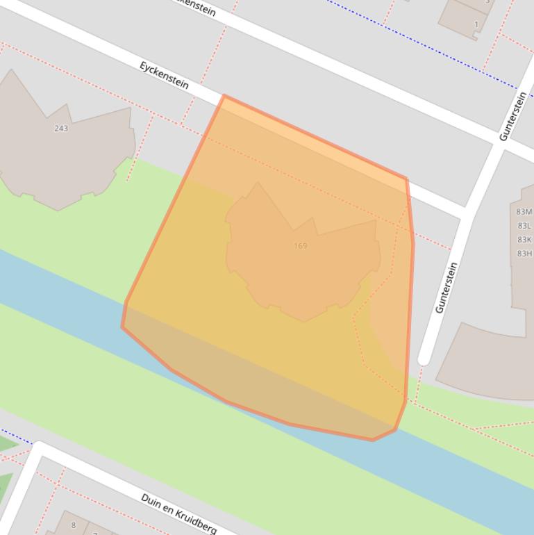 Kaart van postcodegebied 1187HZ.