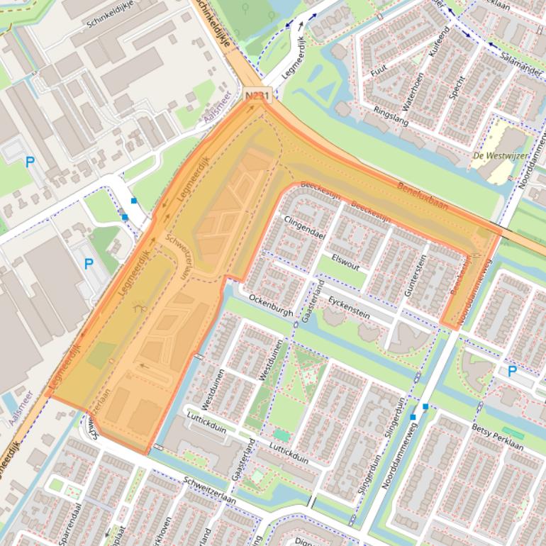 Kaart van postcodegebied 1187JD.