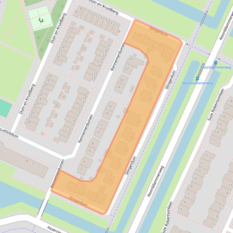 Kaart van postcodegebied 1187JM.