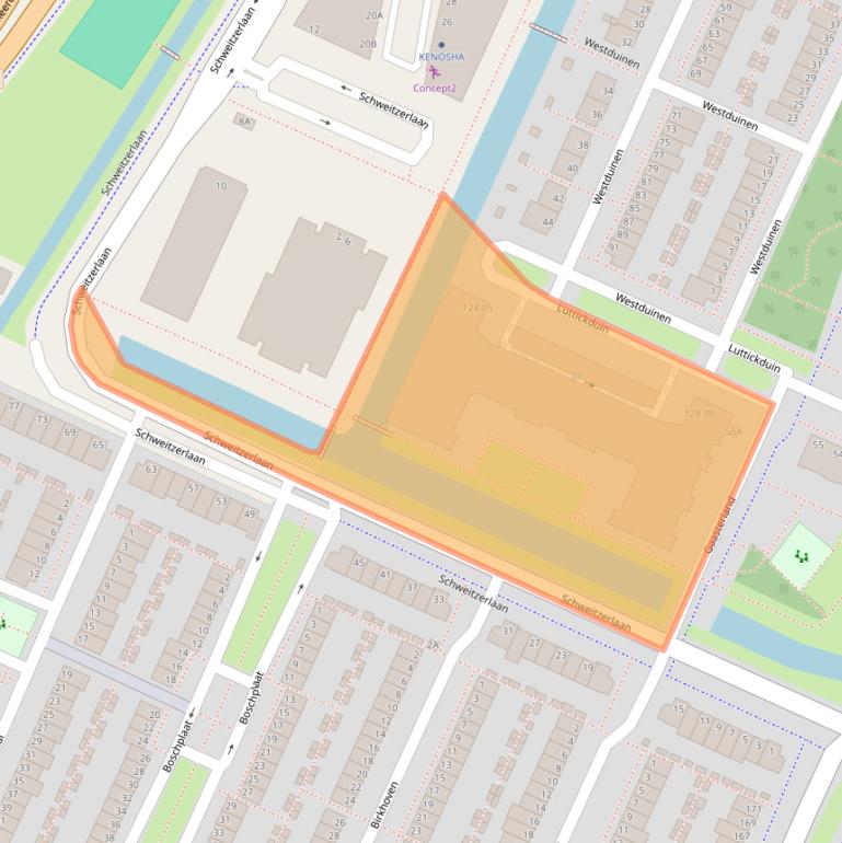 Kaart van postcodegebied 1187JP.