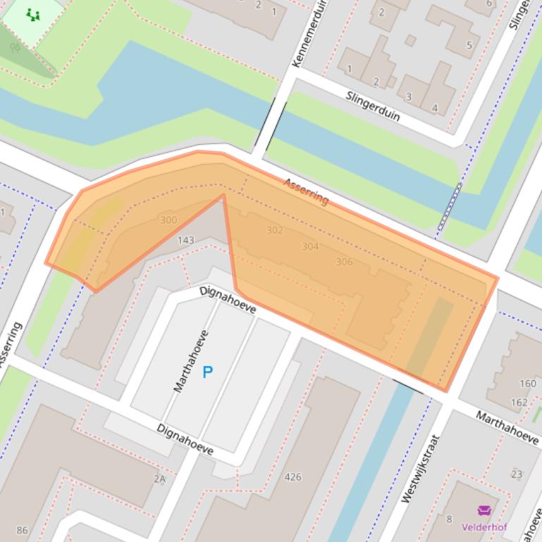 Kaart van postcodegebied 1187KN.