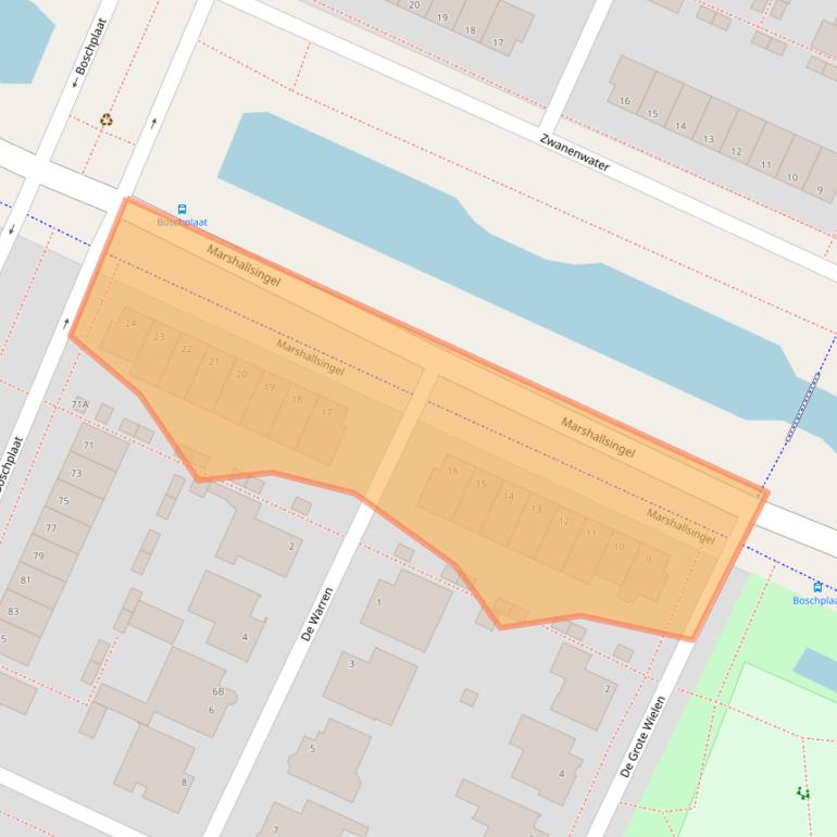 Kaart van postcodegebied 1187LE.