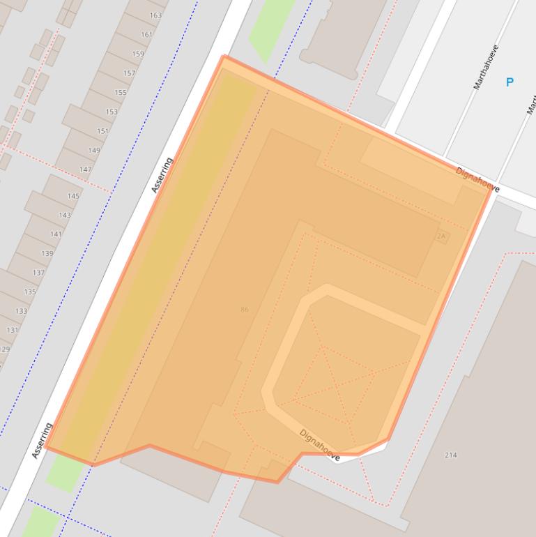 Kaart van postcodegebied 1187LX.