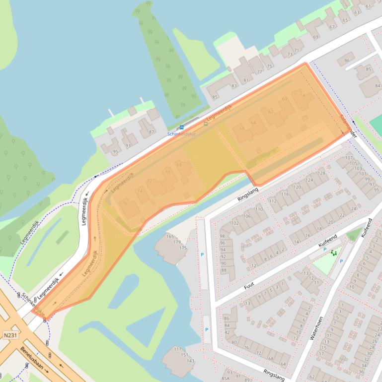 Kaart van postcodegebied 1187NG.