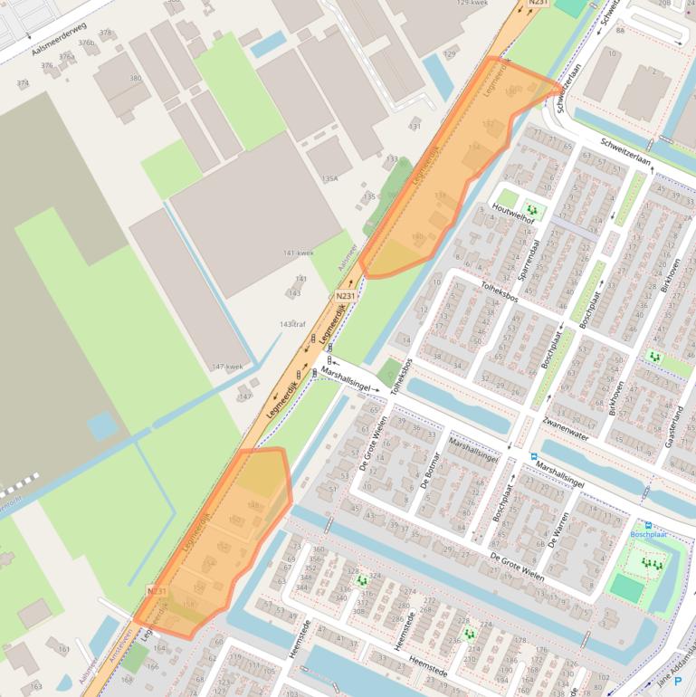 Kaart van postcodegebied 1187NH.