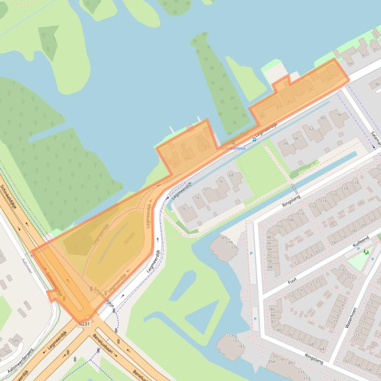 Kaart van postcodegebied 1187NT.