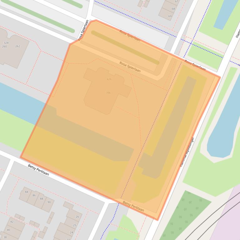 Kaart van postcodegebied 1187PJ.