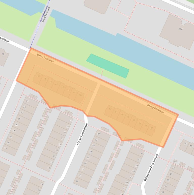 Kaart van postcodegebied 1187PN.