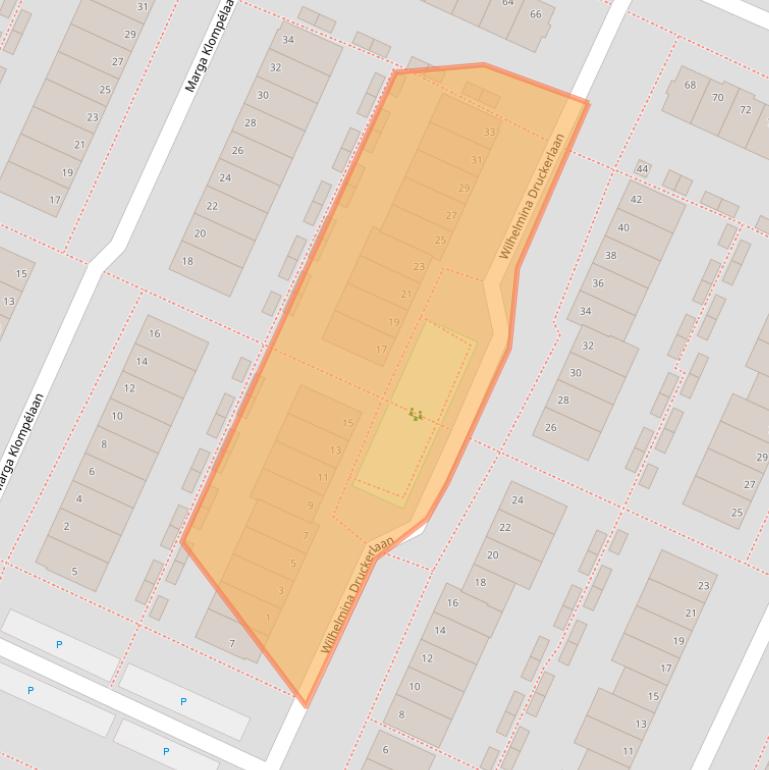 Kaart van postcodegebied 1187PT.