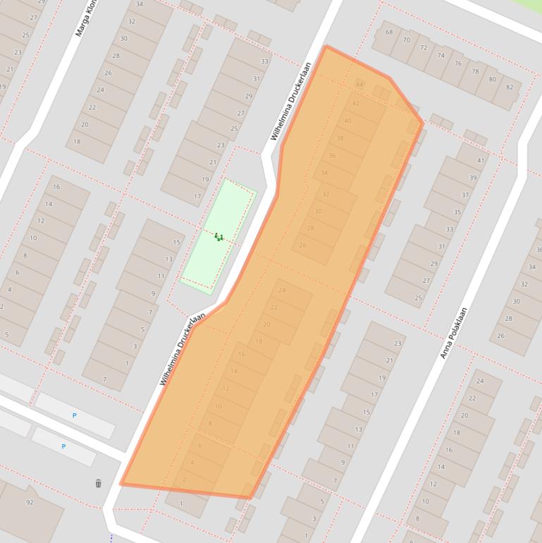 Kaart van postcodegebied 1187PV.