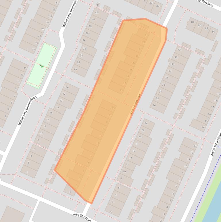 Kaart van postcodegebied 1187PW.
