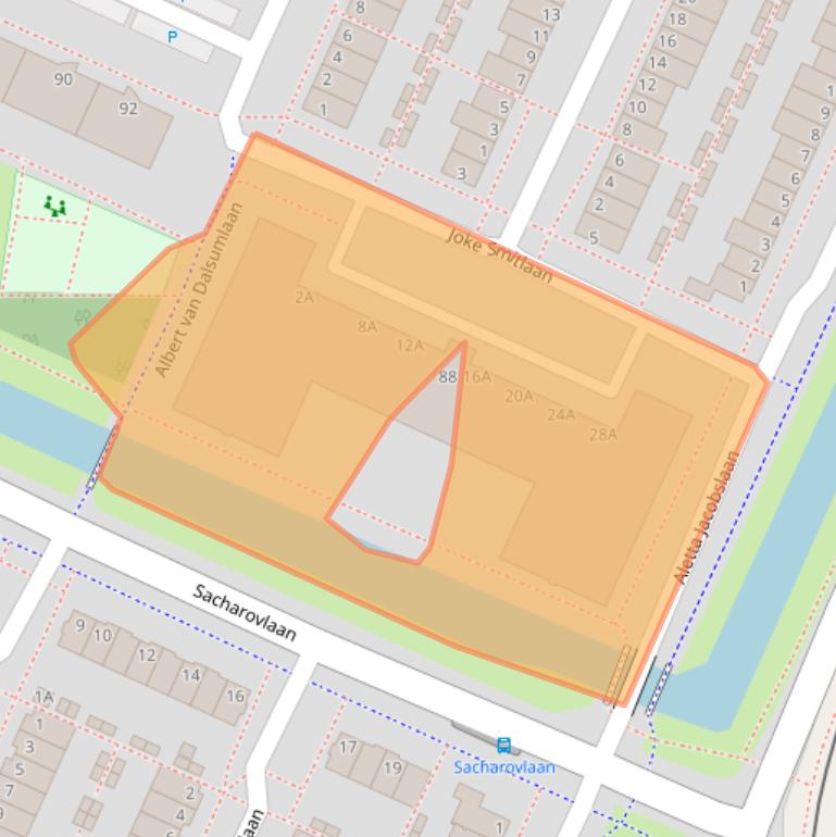 Kaart van postcodegebied 1187RD.