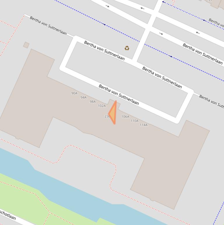 Kaart van postcodegebied 1187SZ.