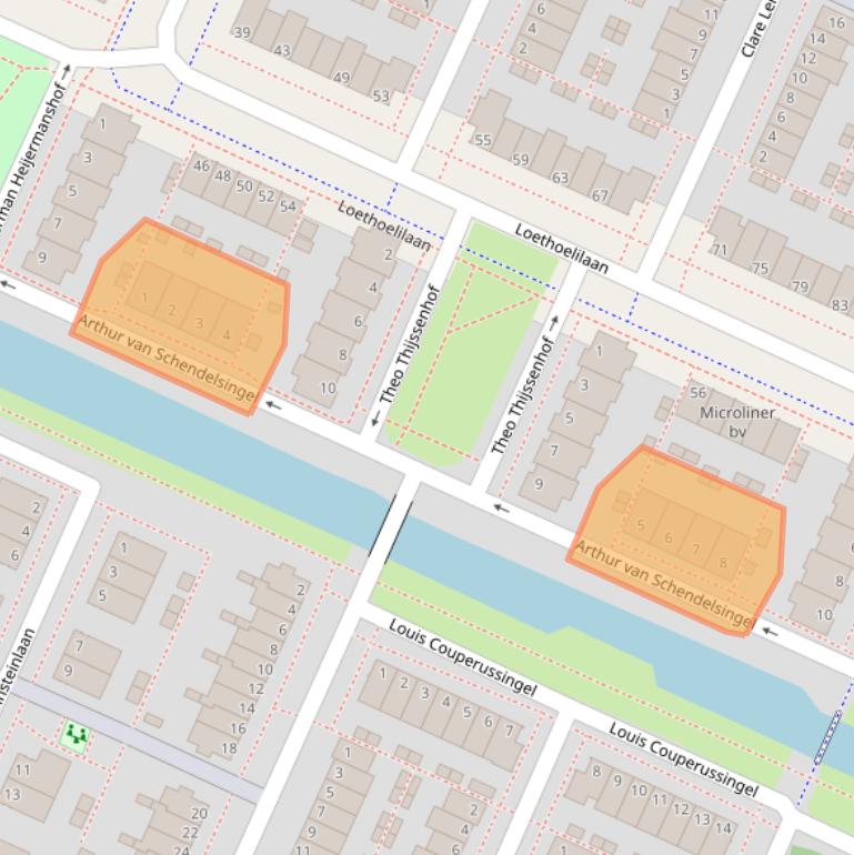 Kaart van postcodegebied 1187VR.