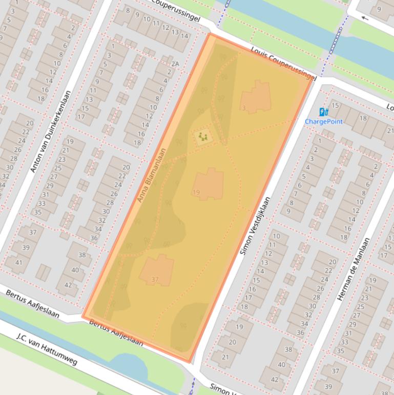Kaart van postcodegebied 1187WG.
