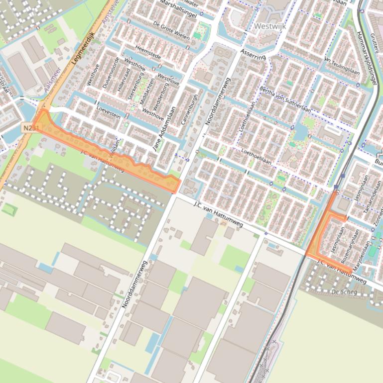 Kaart van postcodegebied 1187ZP.
