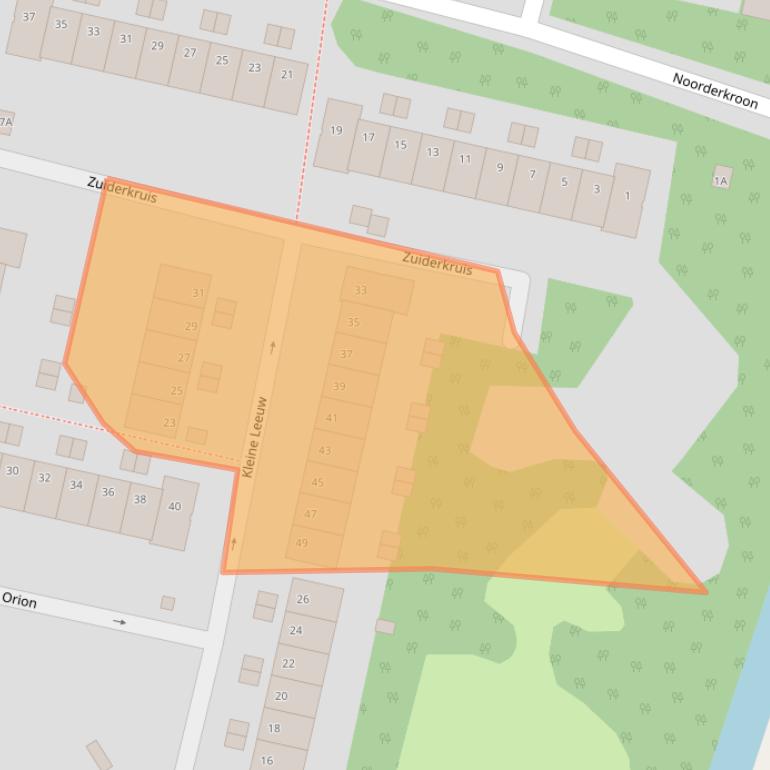 Kaart van postcodegebied 1188AK.