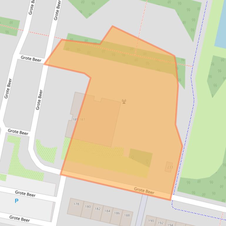 Kaart van postcodegebied 1188AZ.