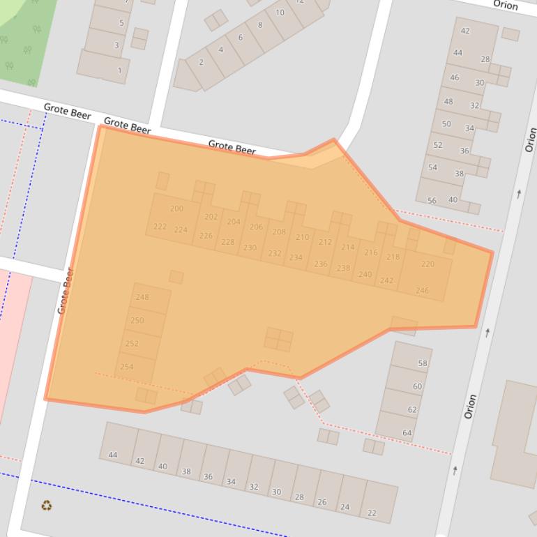 Kaart van postcodegebied 1188BG.