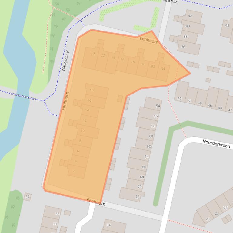 Kaart van postcodegebied 1188BK.