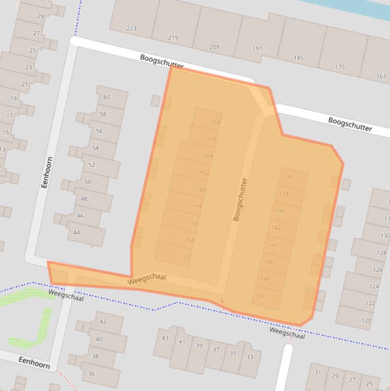 Kaart van postcodegebied 1188BX.