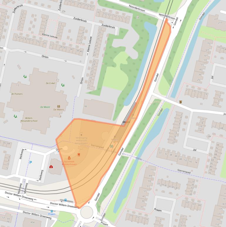 Kaart van postcodegebied 1188BZ.