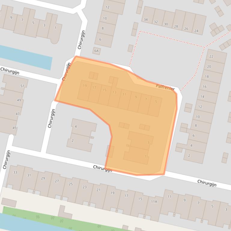 Kaart van postcodegebied 1188DN.