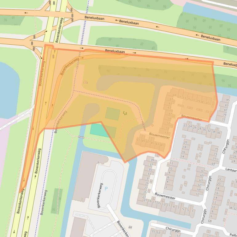 Kaart van postcodegebied 1188DS.