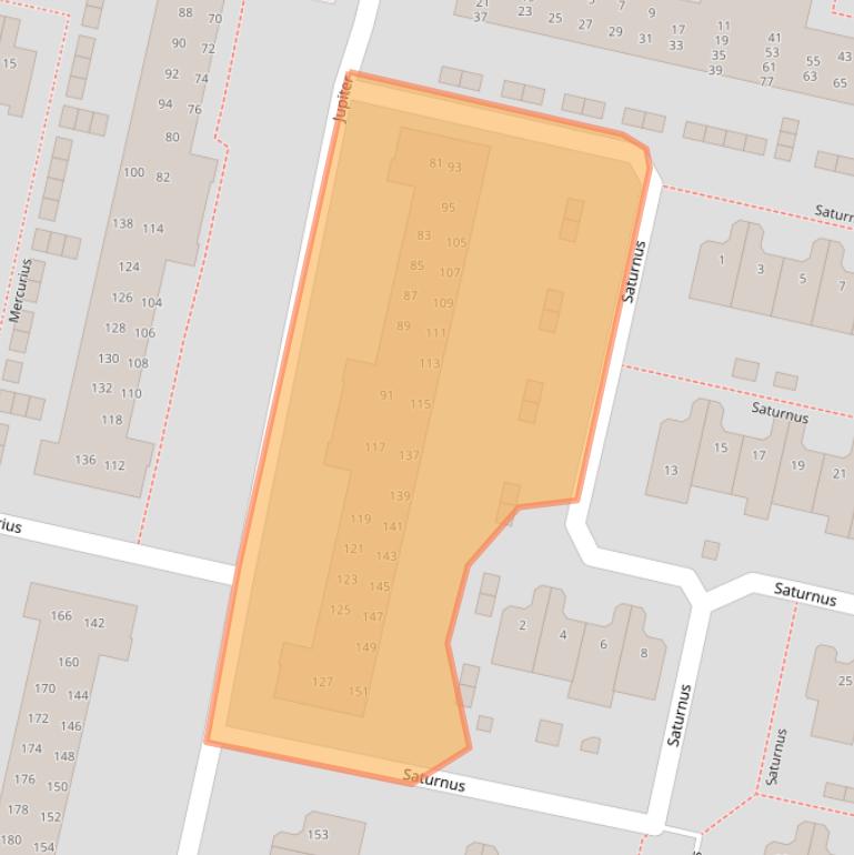 Kaart van postcodegebied 1188EE.