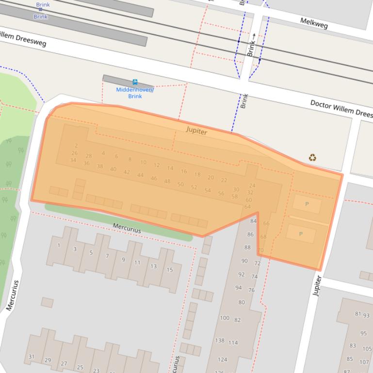 Kaart van postcodegebied 1188EH.