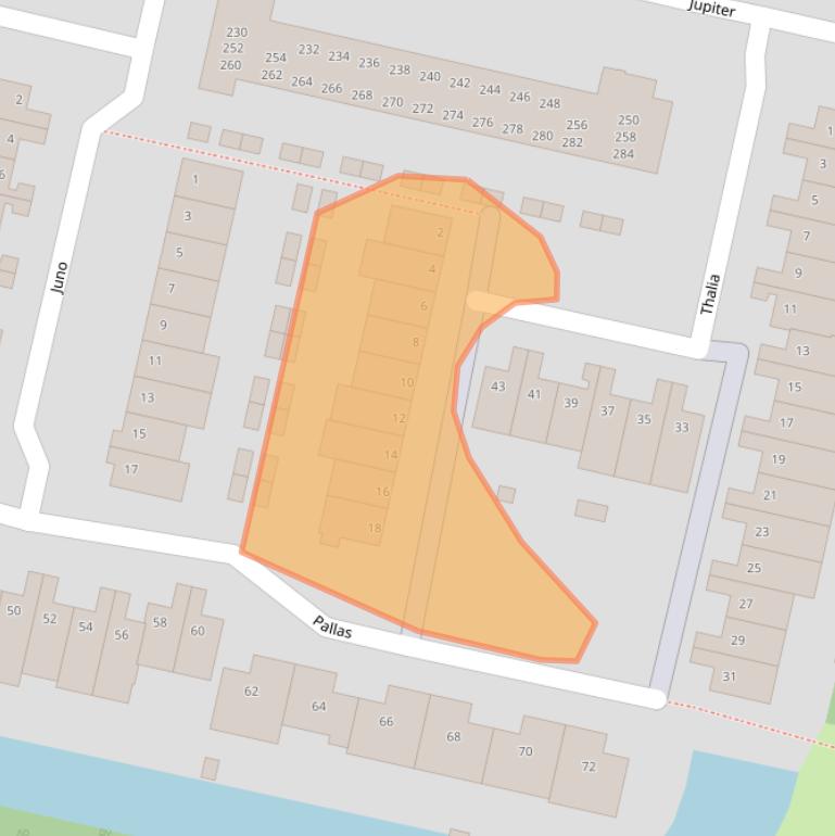 Kaart van postcodegebied 1188EX.